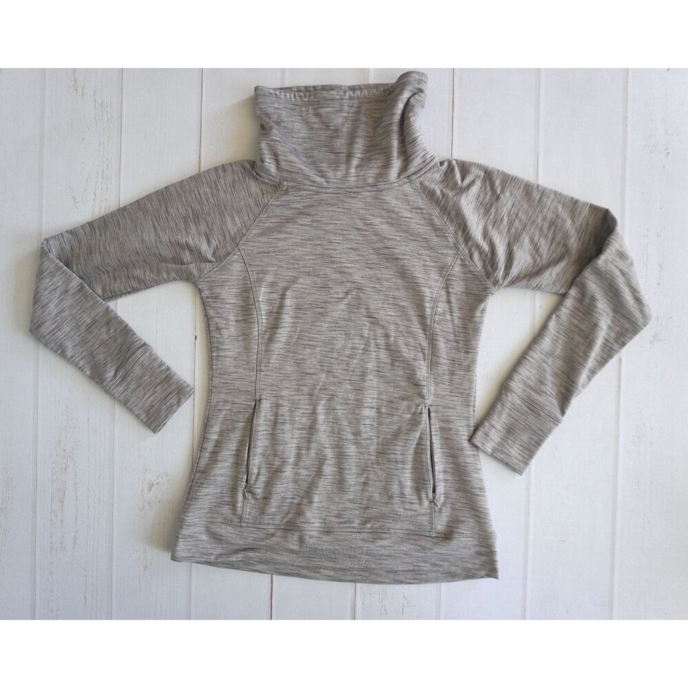 Kyodan Gray High-Neck Pullover With Pockets - Size M
